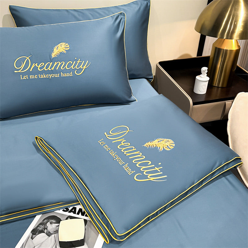 🛏️Parure en velours 4 pièces❄️Confort glacé💕【Vente directe】-50% PROMO