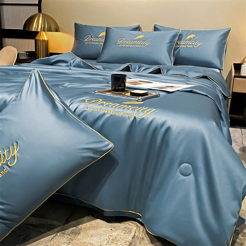 🛏️Parure en velours 4 pièces❄️Confort glacé💕【Vente directe】-50% PROMO
