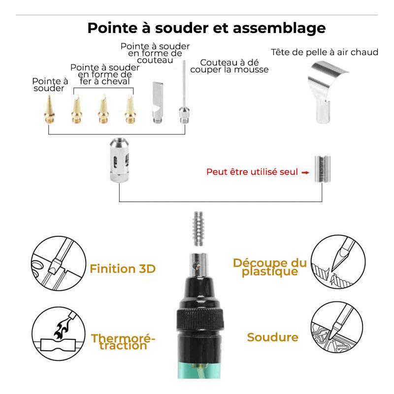 Kit de fer à souder portable 4 en 1