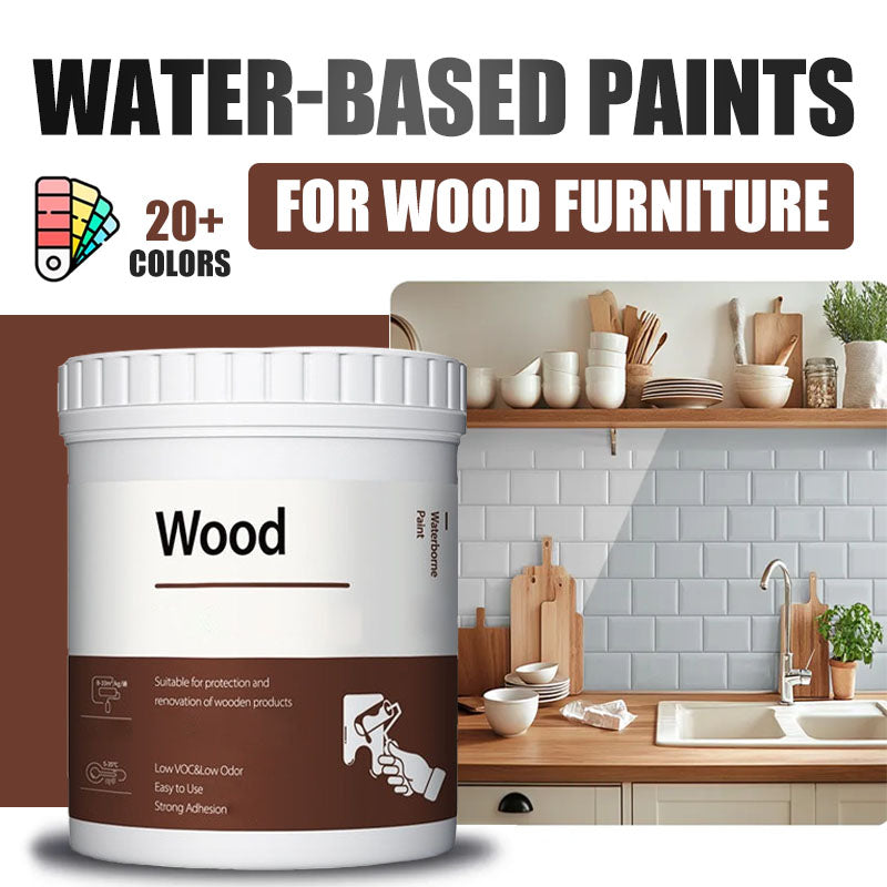 👍🍃Peinture de réparation et de rénovation de meubles en bois écologique, sans odeur, à base d'eau