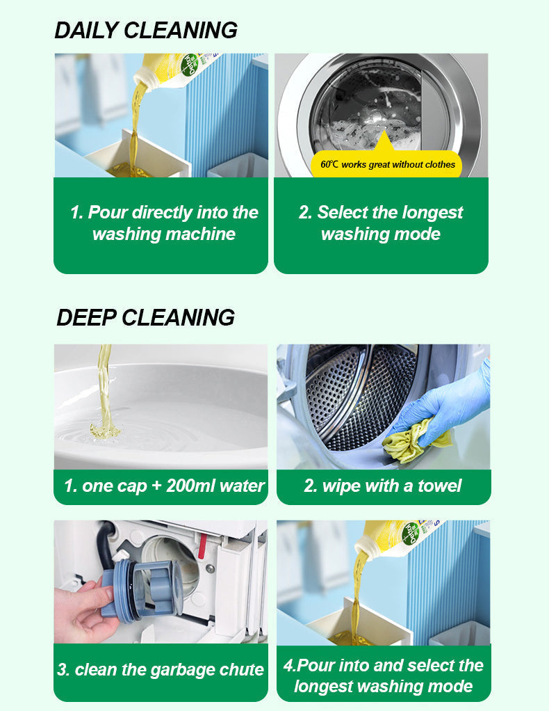🔥Offre spéciale🔥Nettoyant liquide antibactérien pour machine à laver (50 % de réduction)