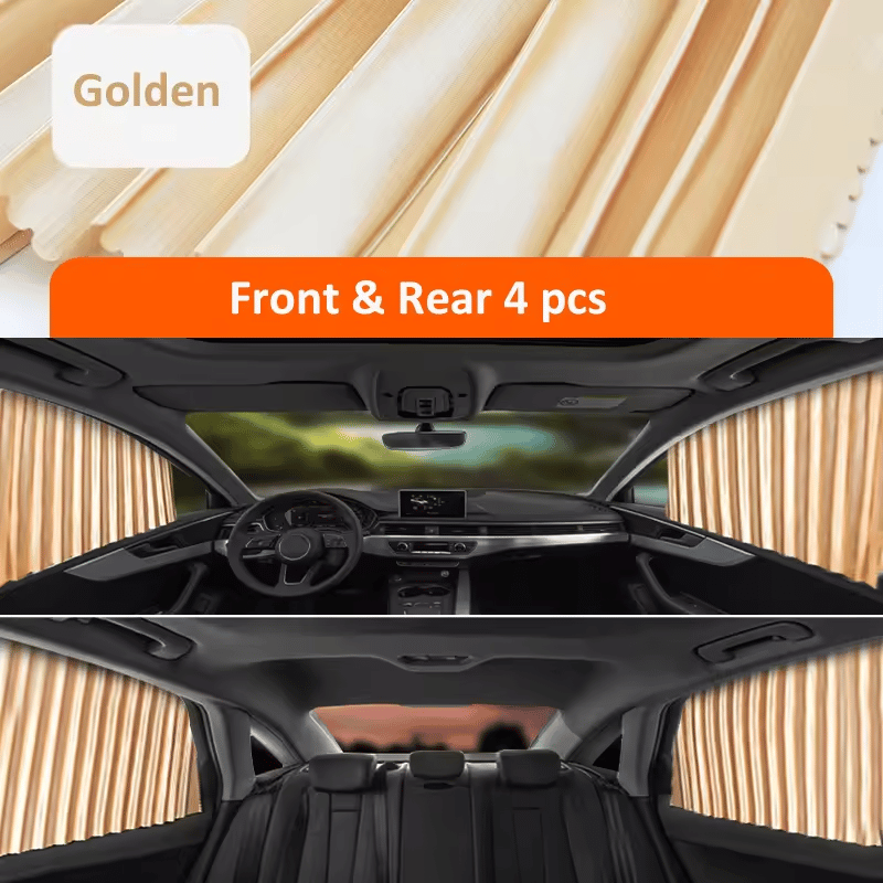 🌥️🔥 Pare-soleil magnétique universel pour vitres latérales de voiture 🚗