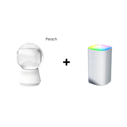 Aromathérapie inversée en forme de boule à neige