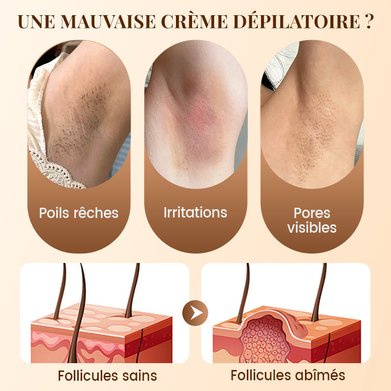 ✨ Crème Épilatoire Douce Multizones 120g - Peau Lisse en Quelques Minutes !