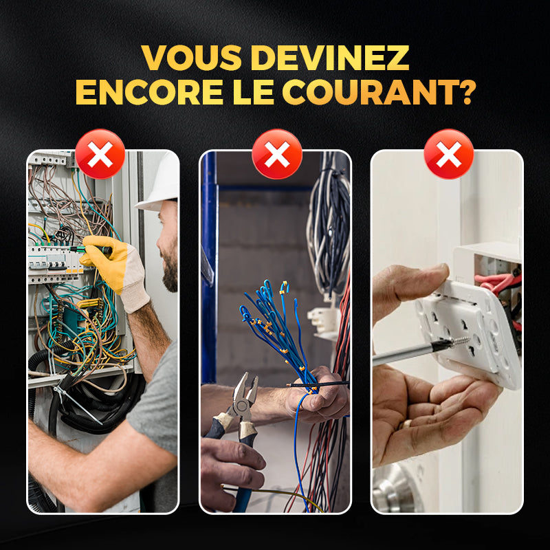 📢Durée limitée 50% de réduction✨Testeur de Tension Sans Contact avec Écran LCD