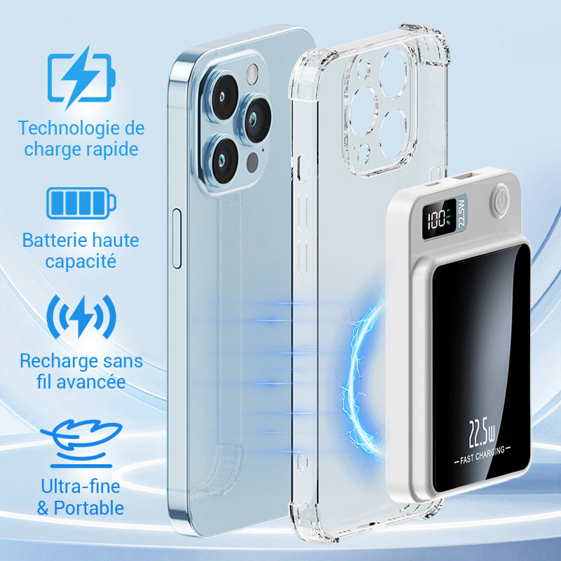 Batterie Externe Ultra-Fine 22,5 W à Charge Rapide 20000 mAh