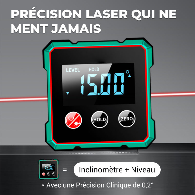 📢🔧Vente à chaud 50% de réduction🔥Détecteur d'angle numérique magnétique avec laser électronique