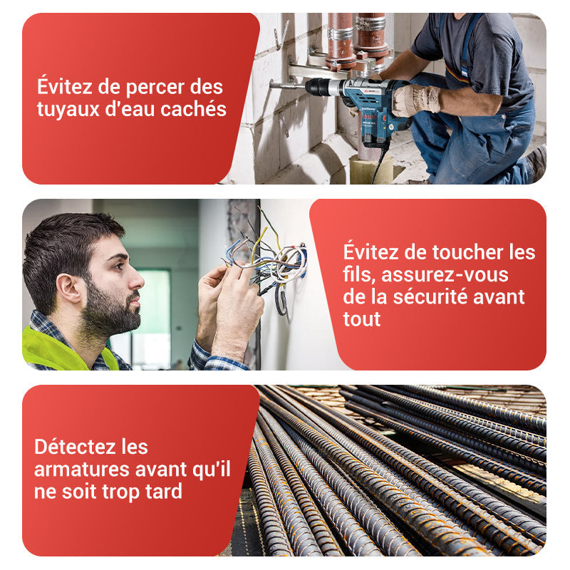 【⏳50% de réduction】Détecteur mural portable multifonction