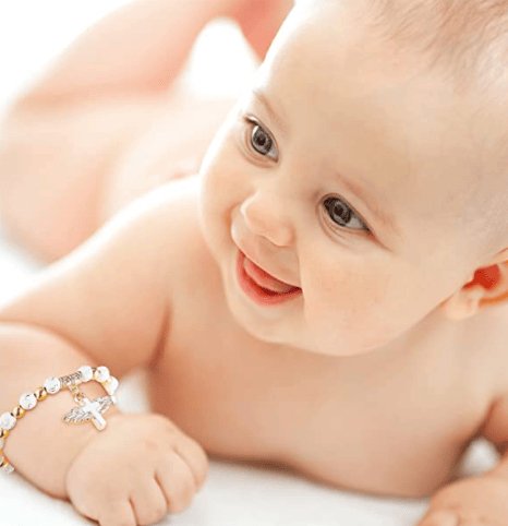 👼Bracelet Croix-Ailes d'Ange