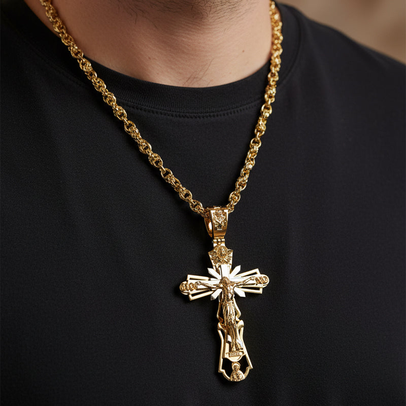 ⚡ Offre limitée - La force spirituelle à porter autour du cou !⌛Bénédiction du Pendentif du Saint Jésus
