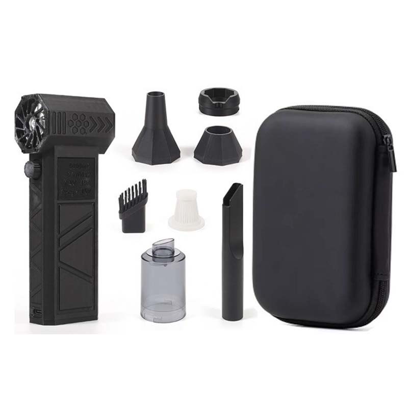 💨 -50% ! ⚡ Souffleur Turbo Portable 140 000 tr/min – ABS – 250 g – 8000 mAh – Soufflage + Aspiration – Type-C – Noir – Nettoyage Polyvalent 🧹