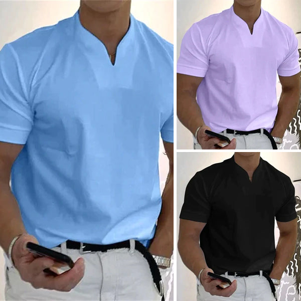 👕 59% de Réduction! ⚡ Chemise de Sport à Manches Courtes pour Hommes – Respirante, Légère & Confort Optimal 🏃
