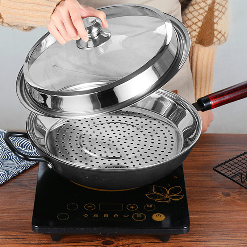 Insert vapeur polyvalent en acier inoxydable pour casserole