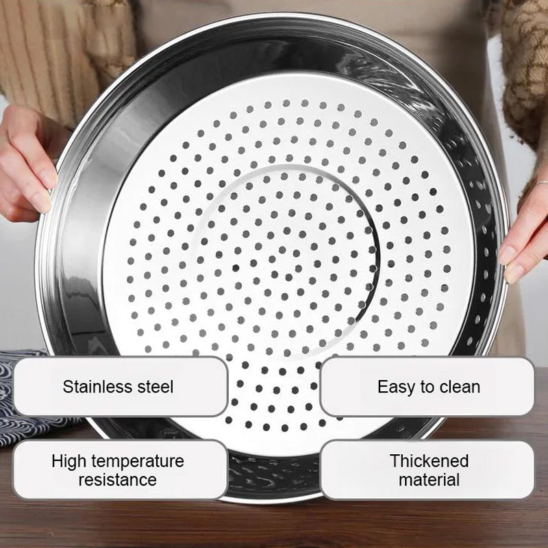 Insert vapeur polyvalent en acier inoxydable pour casserole
