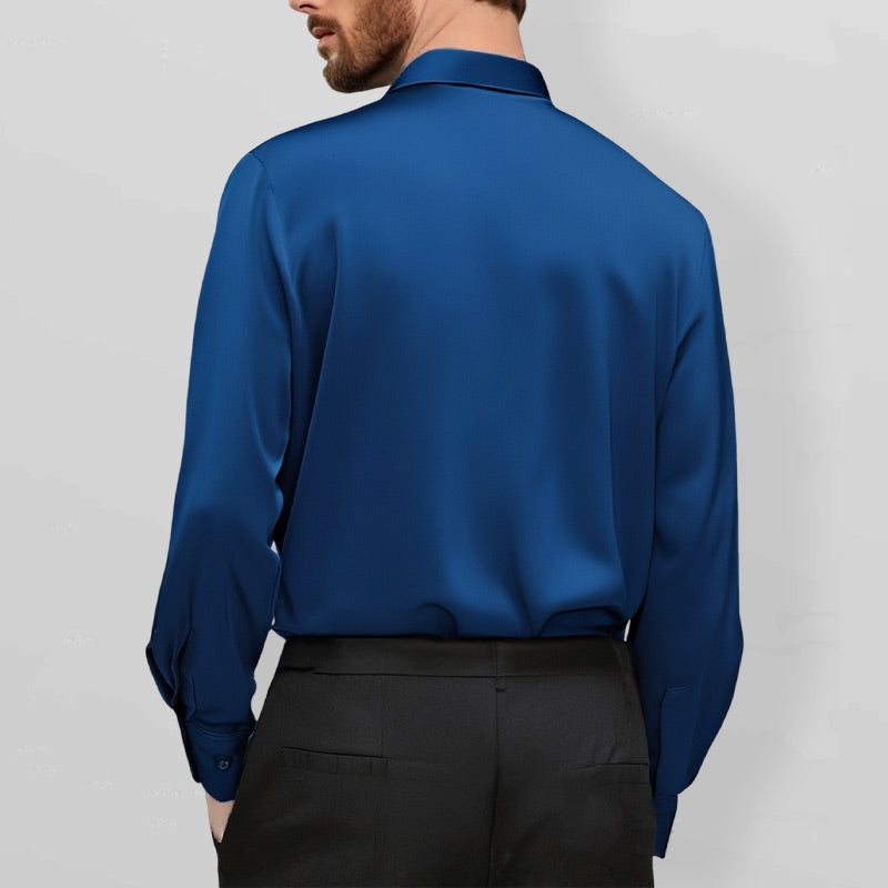 Chemise HabillĂ©e Extensible Infroissable pour Hommesđ„ăAucun repassage requisăđ„