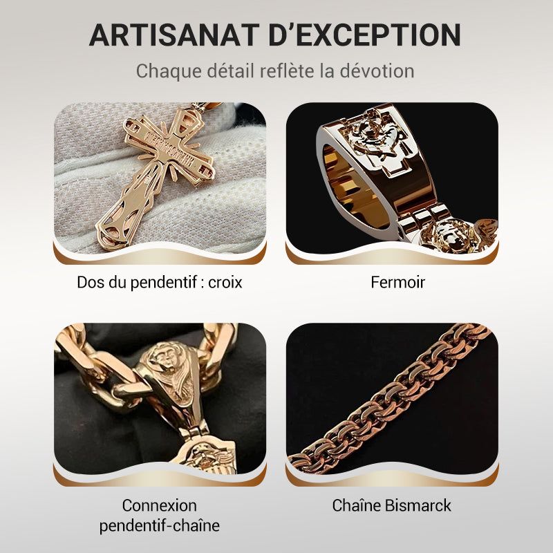 ⚡ Offre limitée - La force spirituelle à porter autour du cou !⌛Bénédiction du Pendentif du Saint Jésus