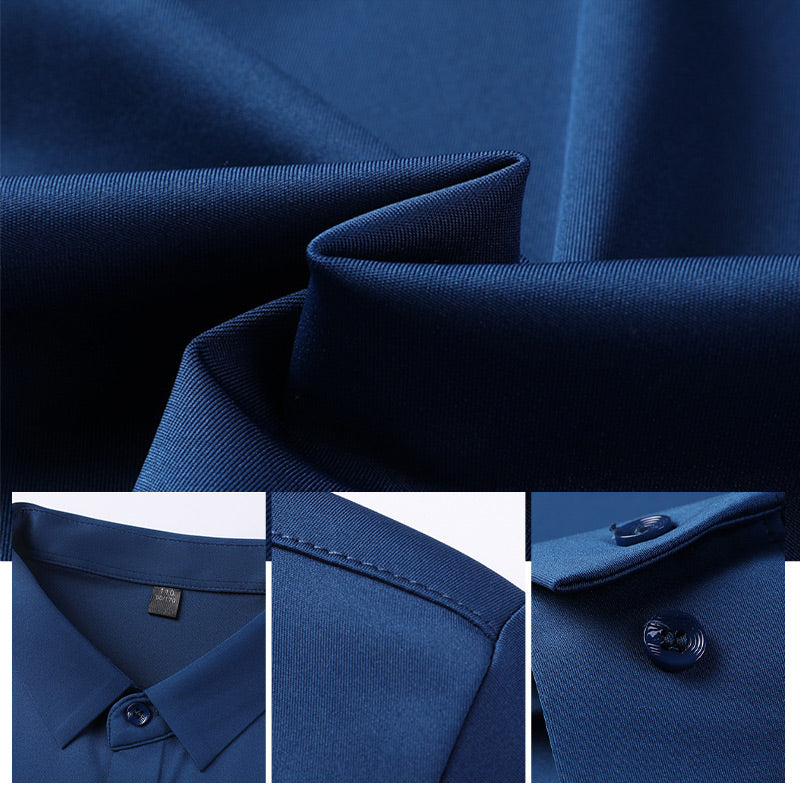 Chemise HabillĂ©e Extensible Infroissable pour Hommesđ„ăAucun repassage requisăđ„