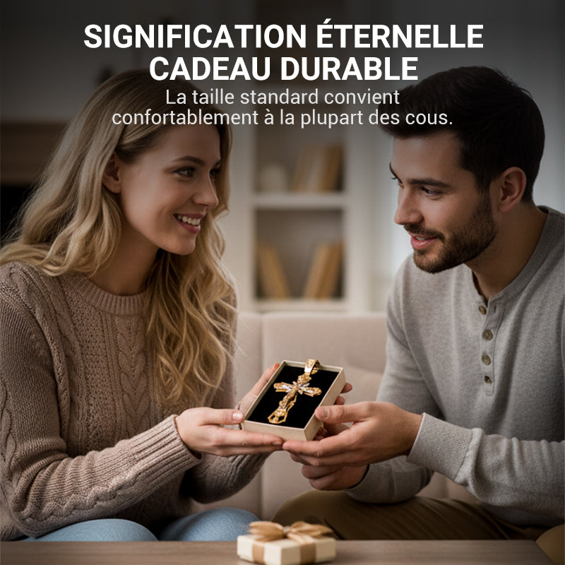 ⚡ Offre limitée - La force spirituelle à porter autour du cou !⌛Bénédiction du Pendentif du Saint Jésus