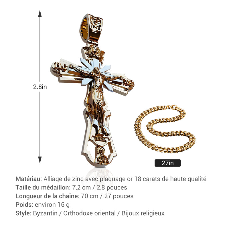 ⚡ Offre limitée - La force spirituelle à porter autour du cou !⌛Bénédiction du Pendentif du Saint Jésus