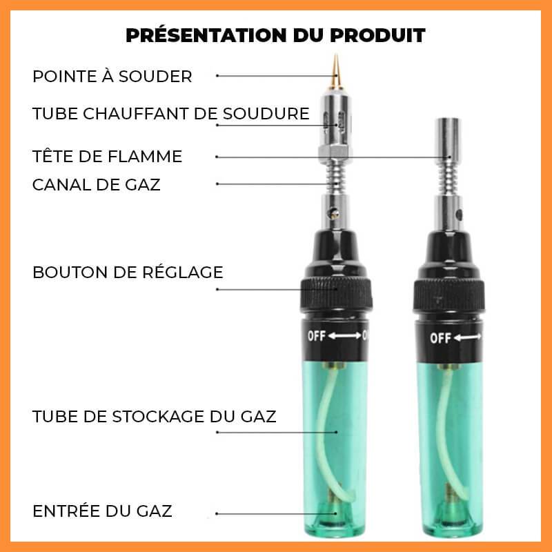 Kit de fer à souder portable 4 en 1