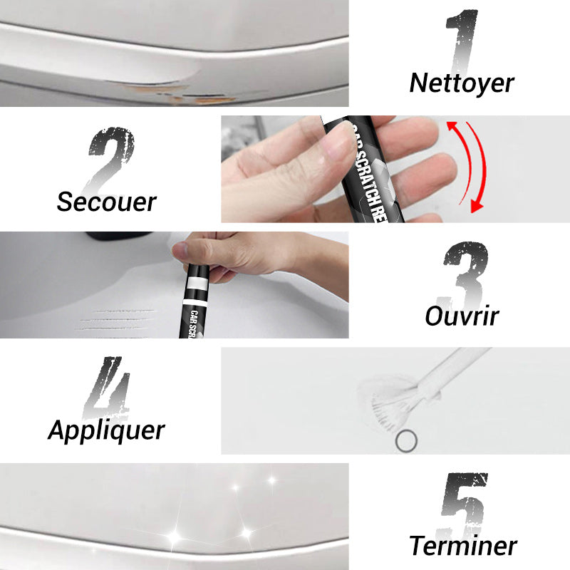Stylo de réparation des rayures de voiture