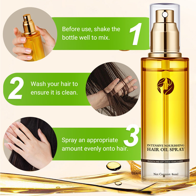 📢🌸Achetez 3 obtenez 2 gratuit🌸Huile capillaire nourrissante intensive en spray✨