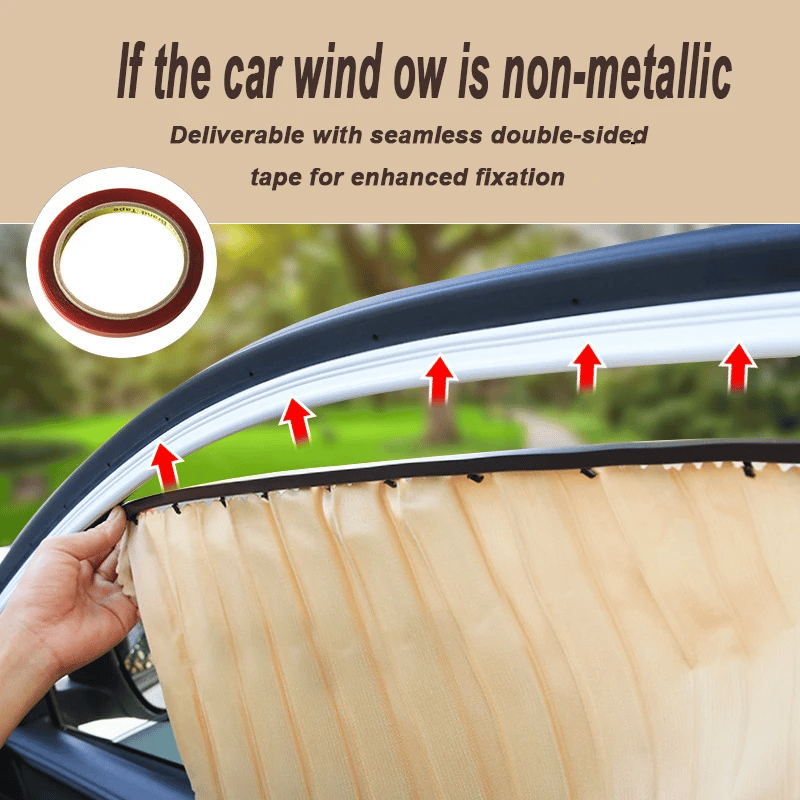 🌥️🔥 Pare-soleil magnétique universel pour vitres latérales de voiture 🚗