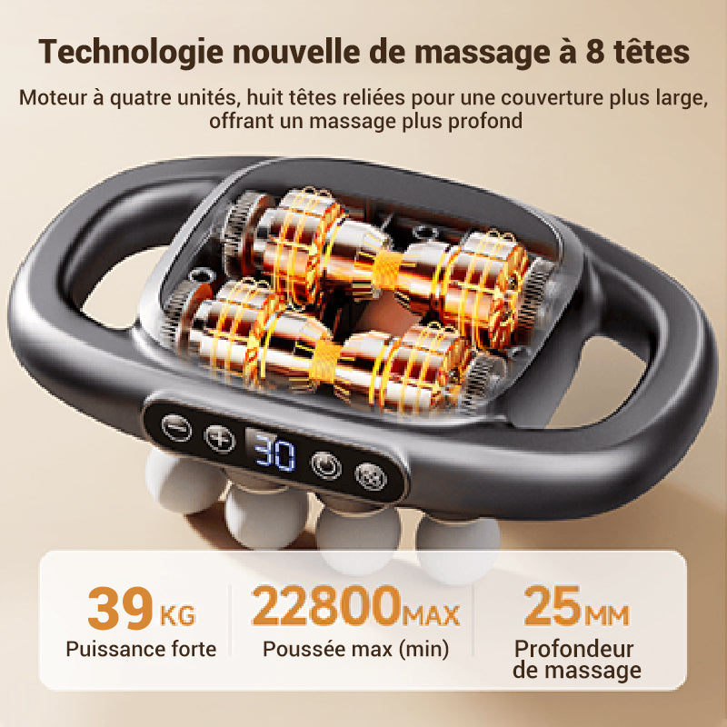 đ„Offre spĂ©ciale 2025đ„Ensemble de pistolets de massage Ă  16 tĂȘtes et 8 disques