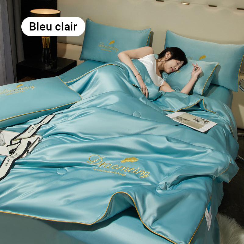 🛏️Parure en velours 4 pièces❄️Confort glacé💕【Vente directe】-50% PROMO