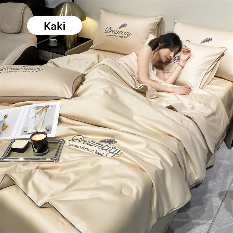 🛏️Parure en velours 4 pièces❄️Confort glacé💕【Vente directe】-50% PROMO