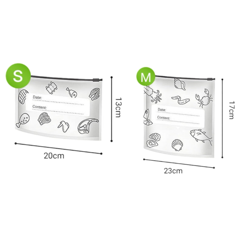 🥢Sac de Conservation en Aluminium Reutilisable et Fermable🌍Parfait pour Stocker et Protéger Vos Aliments!🌿