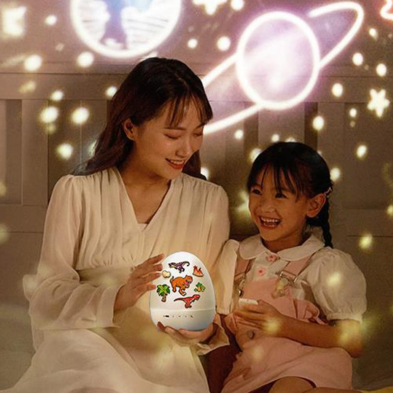 🔥 50 % de réduction dès aujourd’hui ! 🦕🦕🥚 Projecteur de veilleuse « œuf de dinosaure » avec musique — doté d’une minuterie et d’une rotation à 360° — pour remplir la chambre d’enfant de magie ! ✨