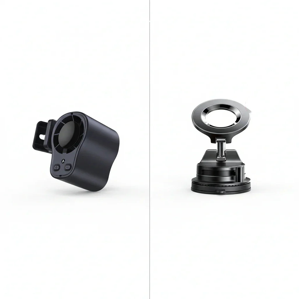 🌀🌬️ PROMO FLASH 50% ! Ventilateur Personnel USB Mains Libres – Fixation Grille Aération Voiture ou Bureau, Écran LED, Silencieux (<36dB), Batterie 2000/4000mAh, 3 Couleurs 🚗