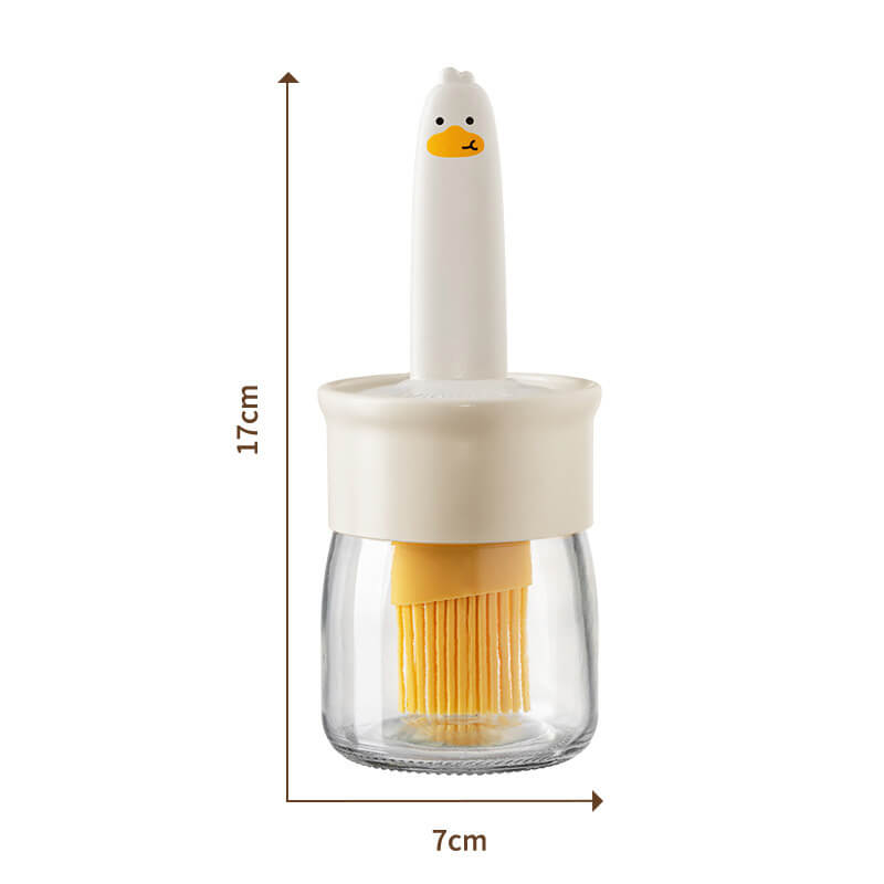 Set de Bouteille d'Huile avec Pinceau en Silicone