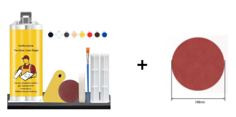 ◼️ Kits de réparation multifonctionnels pour les fissures dans les carreaux et les pierres ◼️
