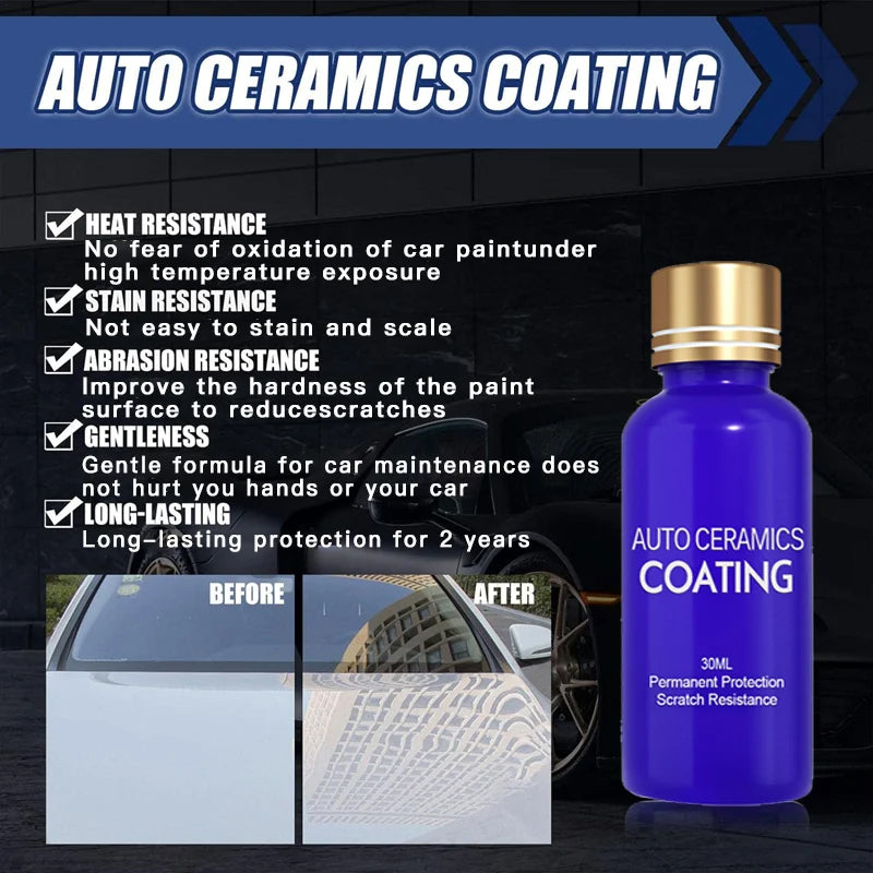 📢Achetez 3 obtenez 2 gratuits (5pc)✨🚗Revêtement de protection en céramique pour voiture(🚗Nouveau produit)