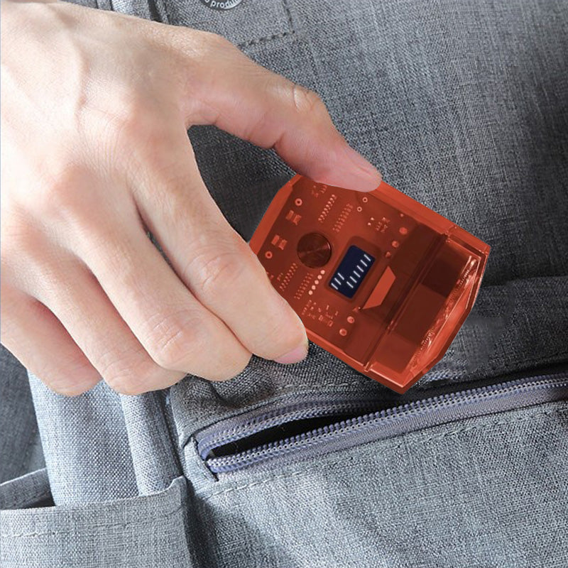 🚀Rasoir électrique transparent💎Silencieux & portable, un must-have !