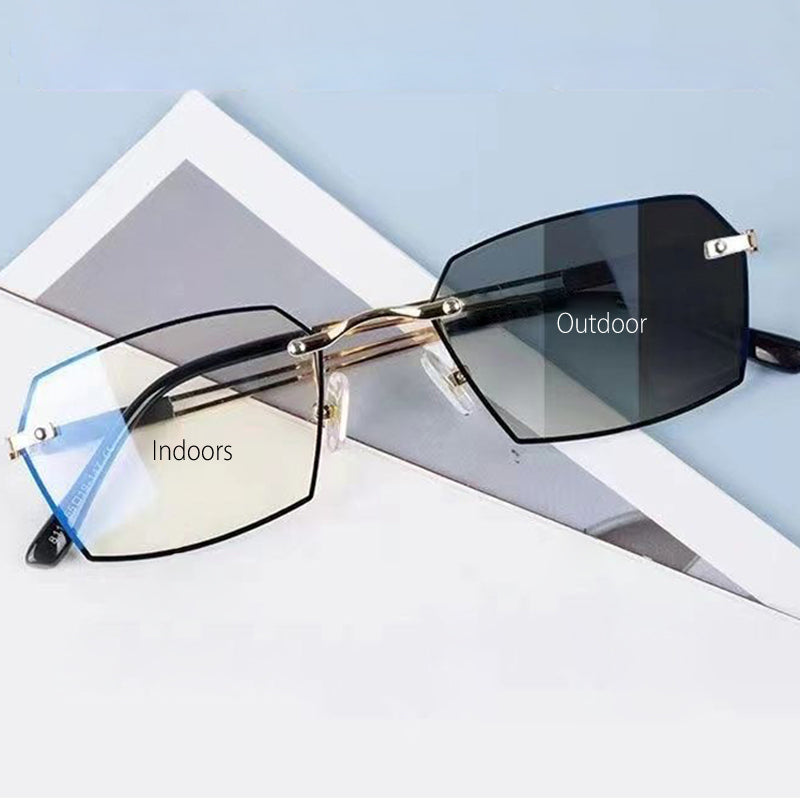 🏆50% de réduction pour une durée limitée✨👓Lunettes de lecture photochromiques 2-en-1 bloquant la lumière bleue