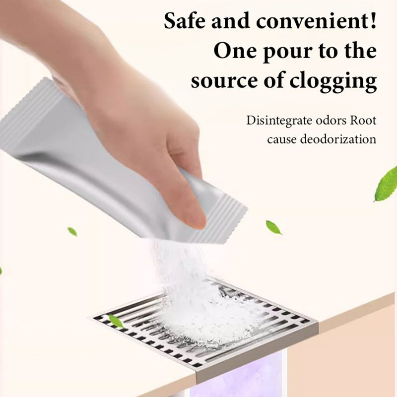 Poudre nettoyante anti-bouchon puissante à usages multiples