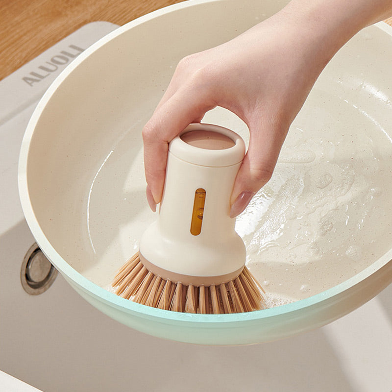 Ensemble de brosses à casseroles suspendues et rotatives