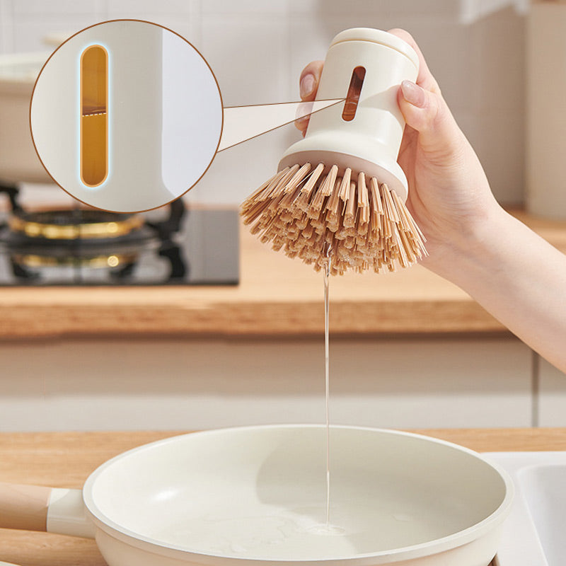 Ensemble de brosses à casseroles suspendues et rotatives