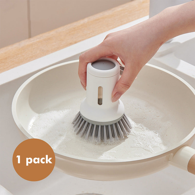 Ensemble de brosses à casseroles suspendues et rotatives