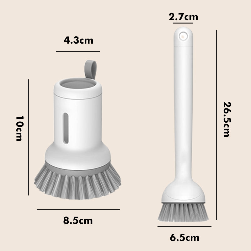 Ensemble de brosses à casseroles suspendues et rotatives