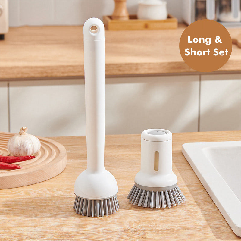 Ensemble de brosses à casseroles suspendues et rotatives