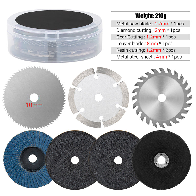 Jeu de lames pour scie électrique 75 mm (7 pièces)