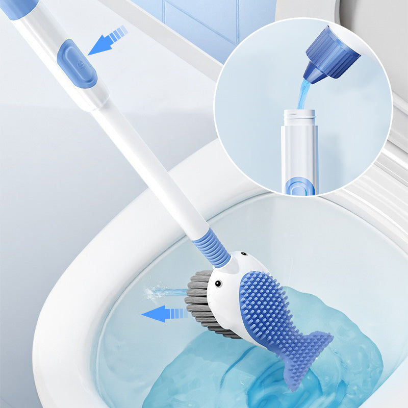 Ensemble de brosses de nettoyage murales à ventouse pour toilettes🐕🌿