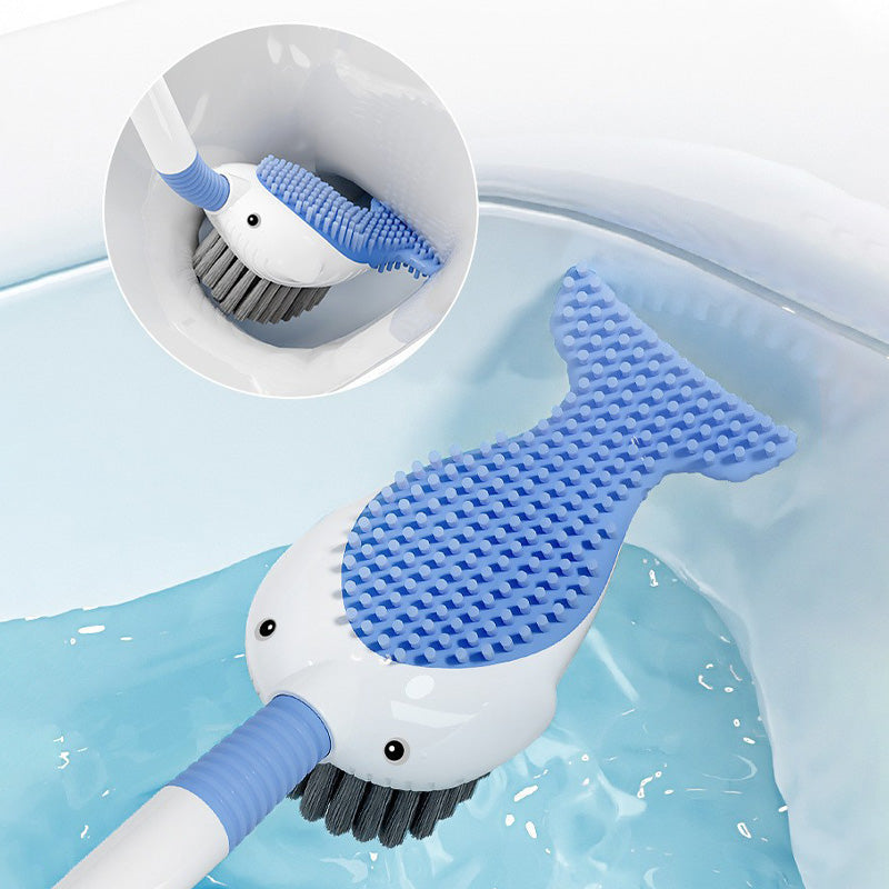 Ensemble de brosses de nettoyage murales à ventouse pour toilettes🐕🌿
