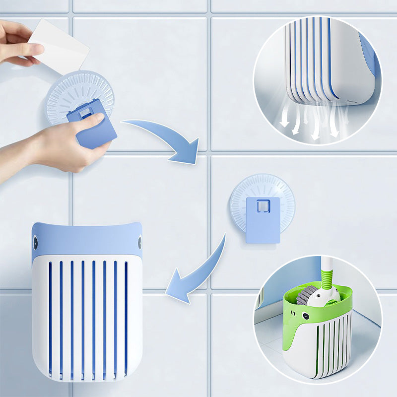 Ensemble de brosses de nettoyage murales à ventouse pour toilettes🐕🌿