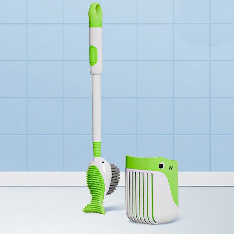 Ensemble de brosses de nettoyage murales à ventouse pour toilettes🐕🌿