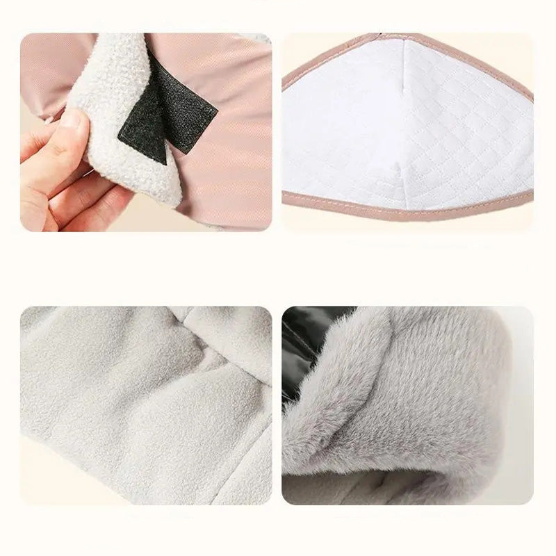 Bonnet chaud et coupe-vent pour femmes avec masque facial